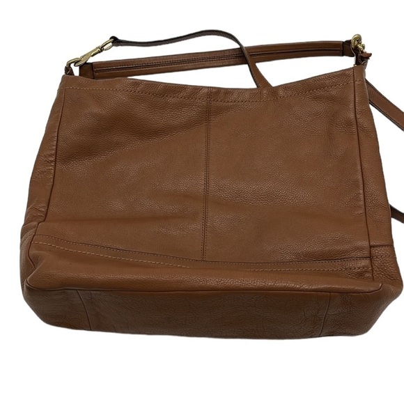 Coach Tan Park Leather Hobo Satchel Crossbody Large Bag BLEMISH - Picture 6 of 8